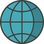 Globe 1 SVG Icon